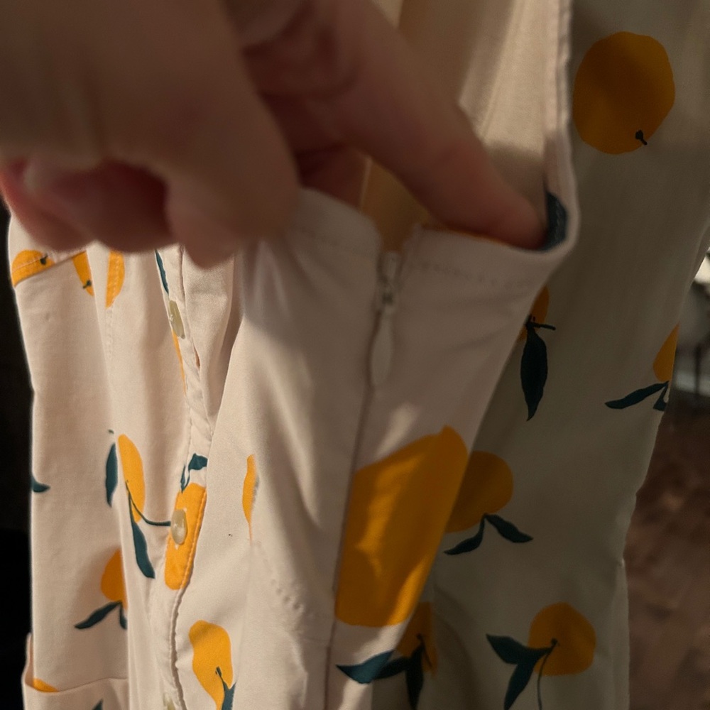 Anthropologie Dress with Orangs - Picture 6 of 8